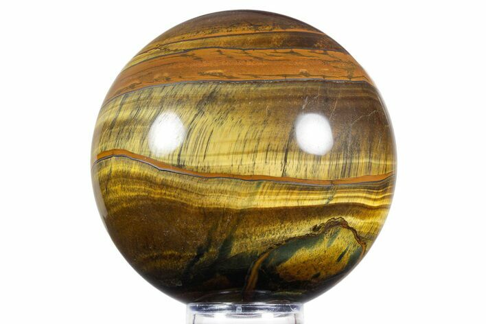 Polished Tiger's Eye Sphere - Top Quality #352489